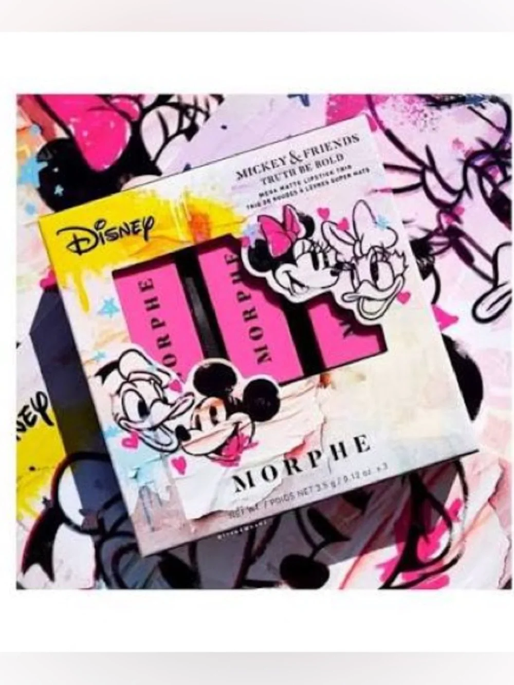 Morphe Disney Truth Be Bold Lipstick Trio - Pink